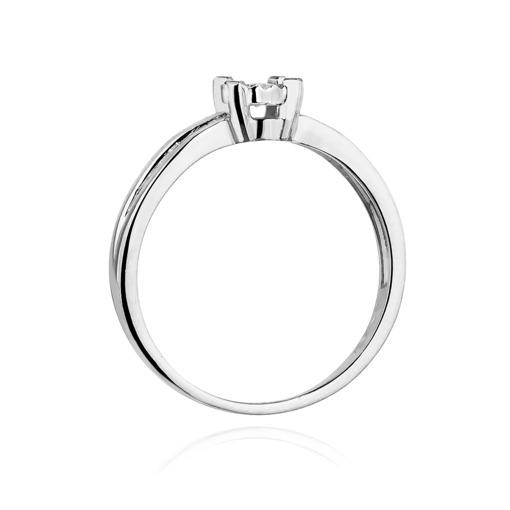 Inel Aur 9K cu Diamant Natural 0.08 ct