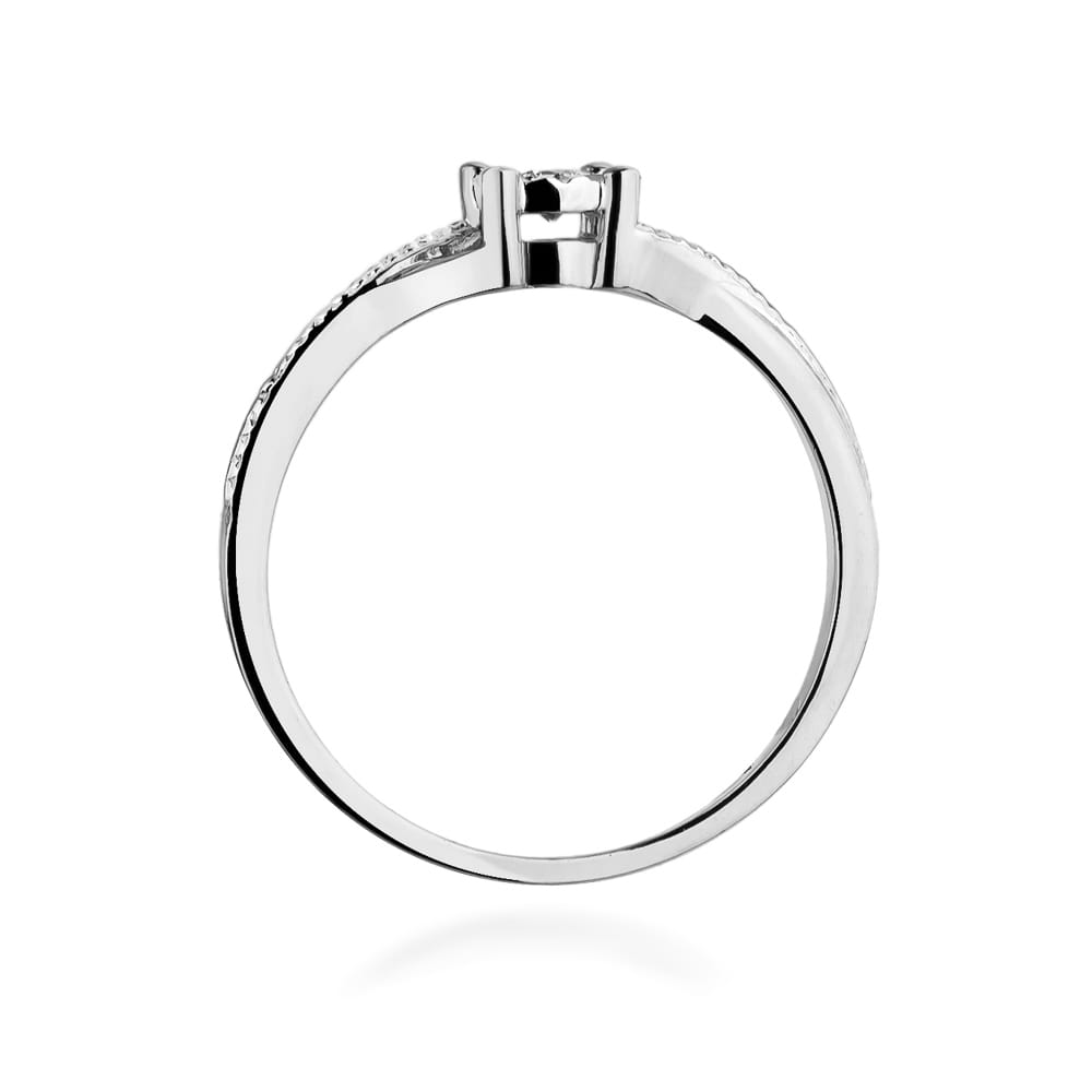 Inel Aur 9K cu Diamant Natural 0.08 ct