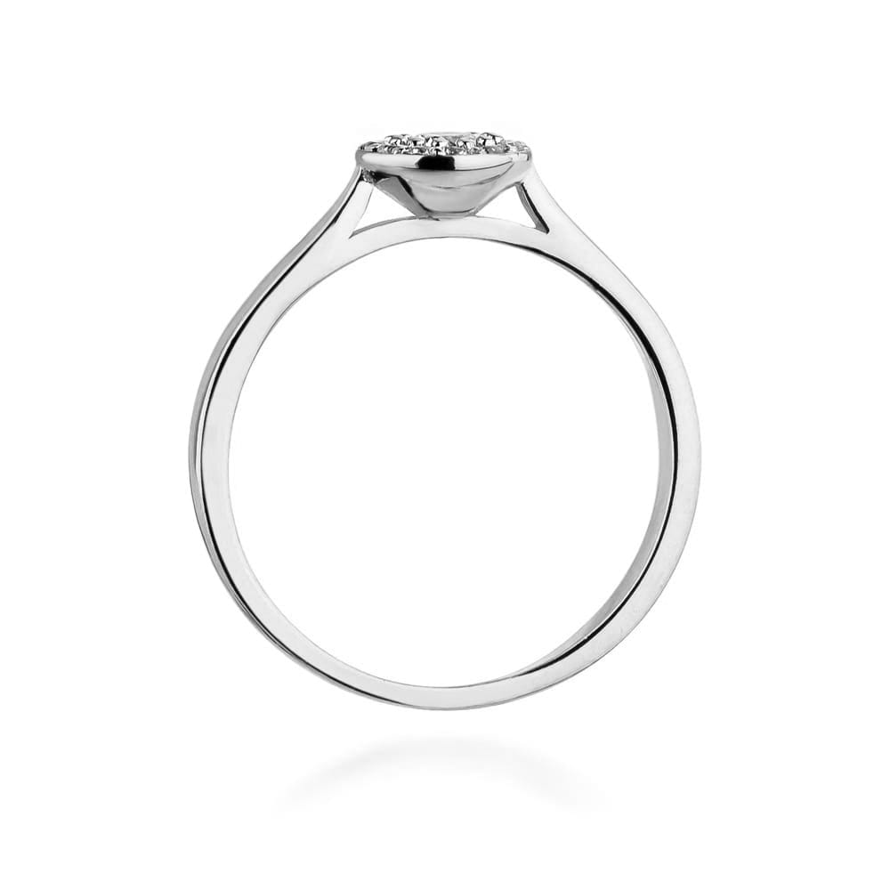 Inel Aur 14K W0362 Diamant Laborator 0.12ct