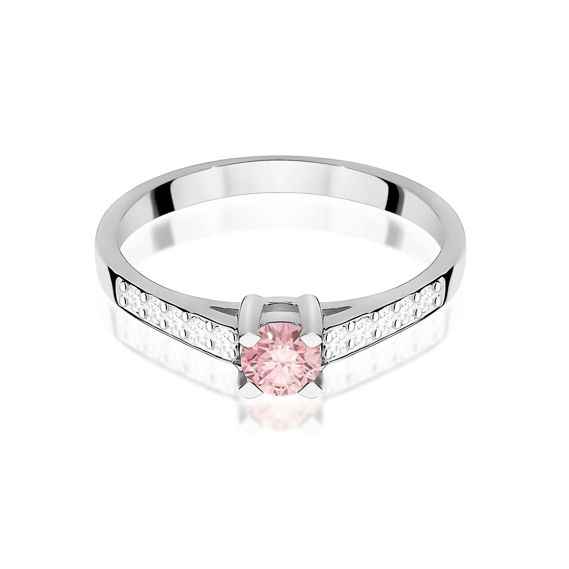 Inel Aur 14K cu Diamante de Laborator 0.45 ct