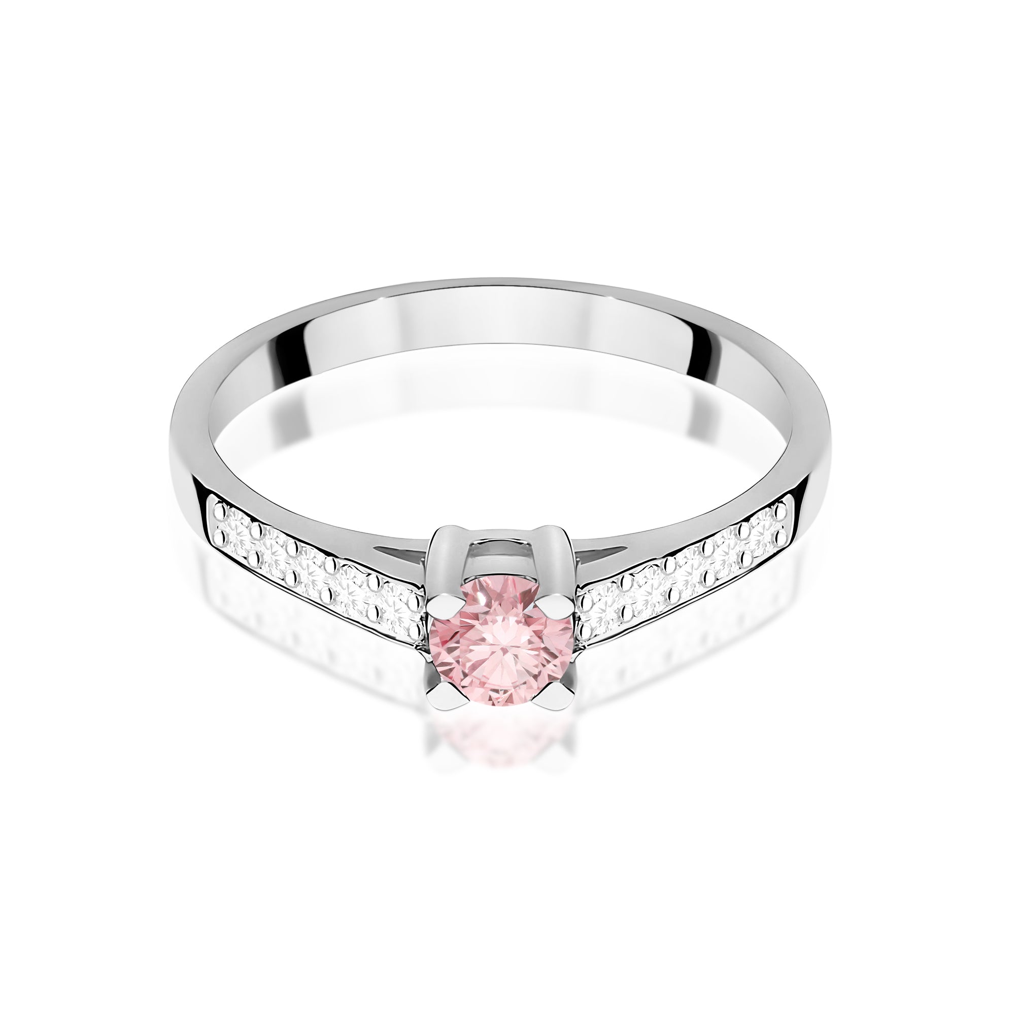 Inel Aur 14K cu Diamante de Laborator 0.45 ct