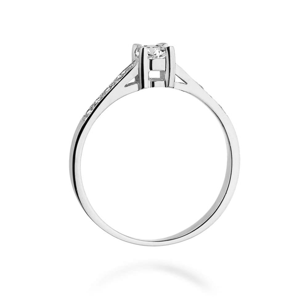 Inel Aur 9K cu Diamante de Laborator 0.45 ct