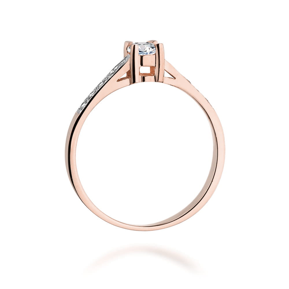 Inel Aur 14K W0364 Diamant Cultivat 0.30ct