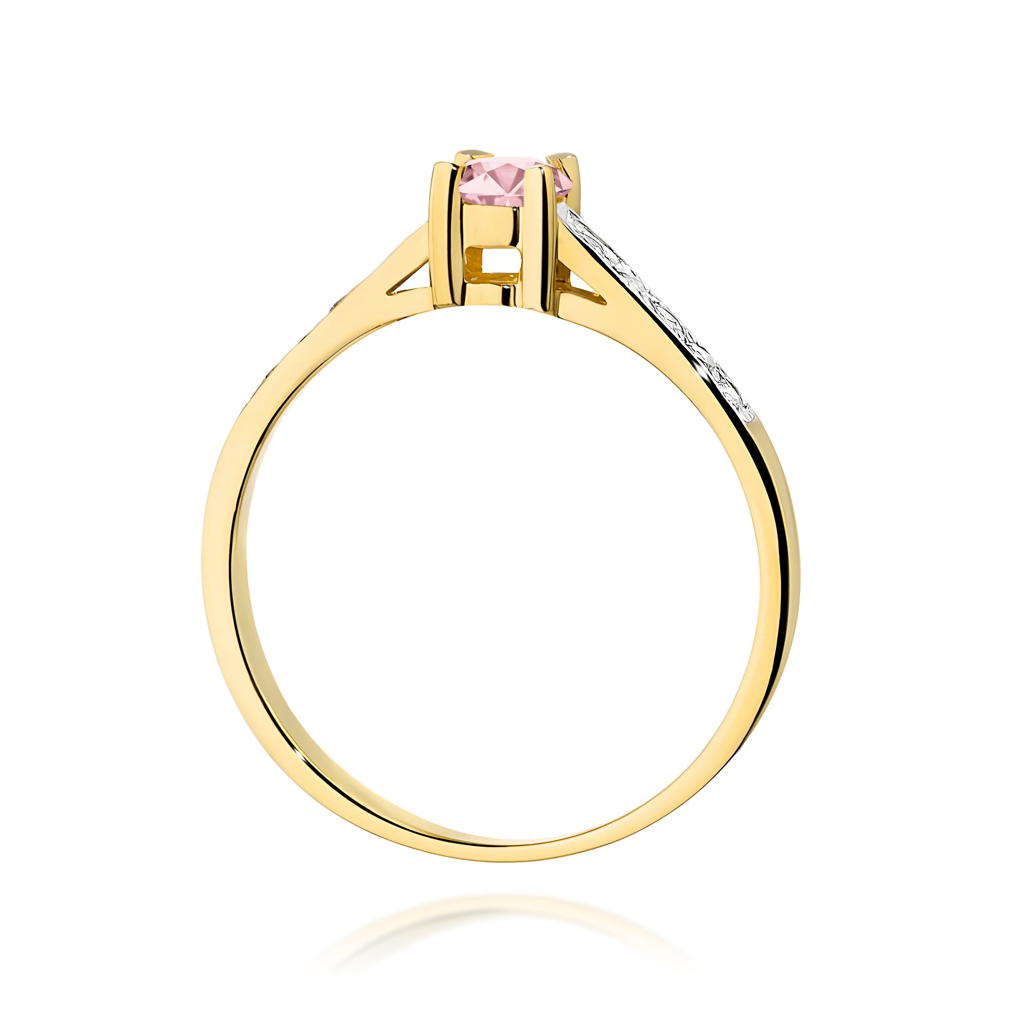 Inel Aur 14K cu Diamante de Laborator 0.45 ct