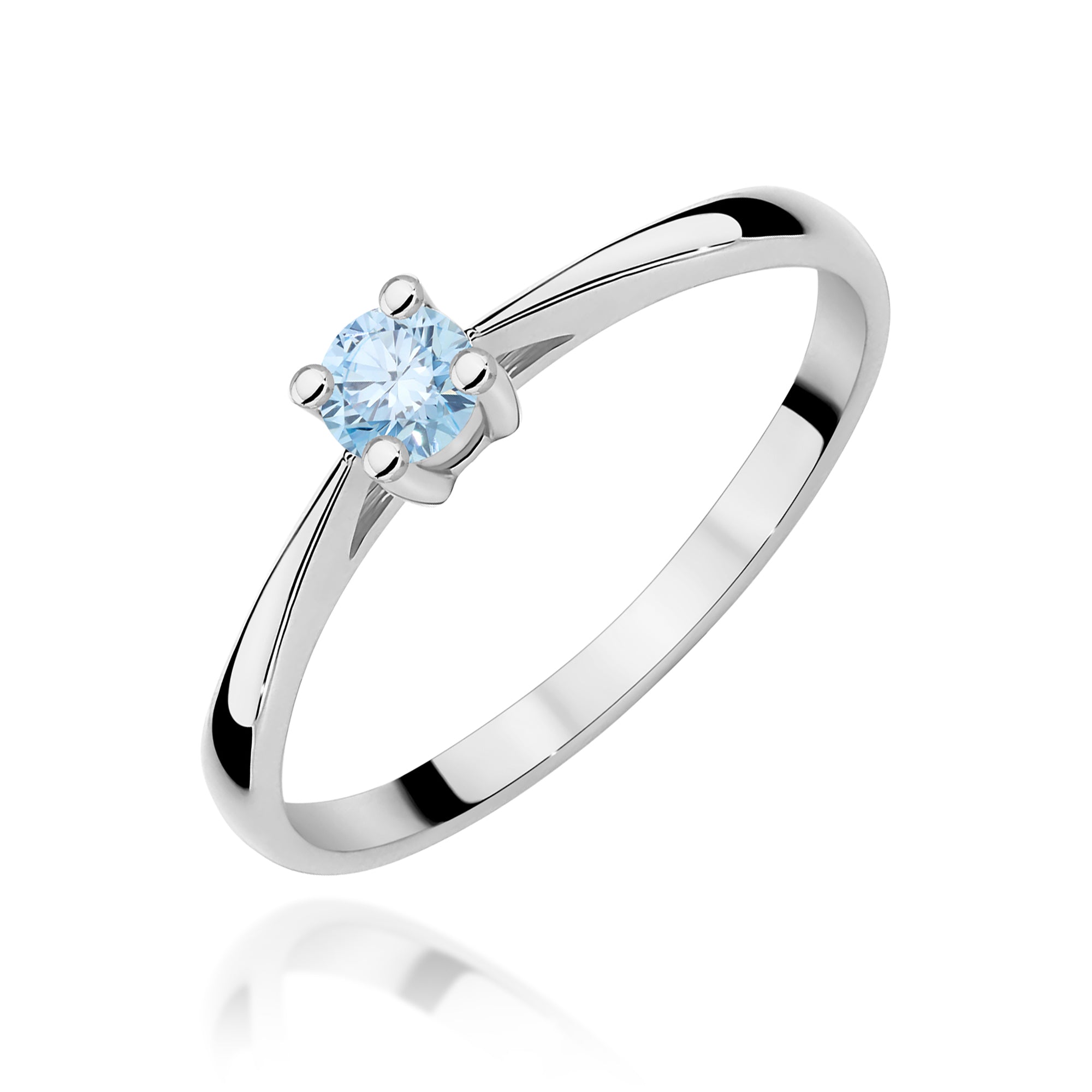 Inel Aur 14K cu Diamant de Laborator 0.15 ct