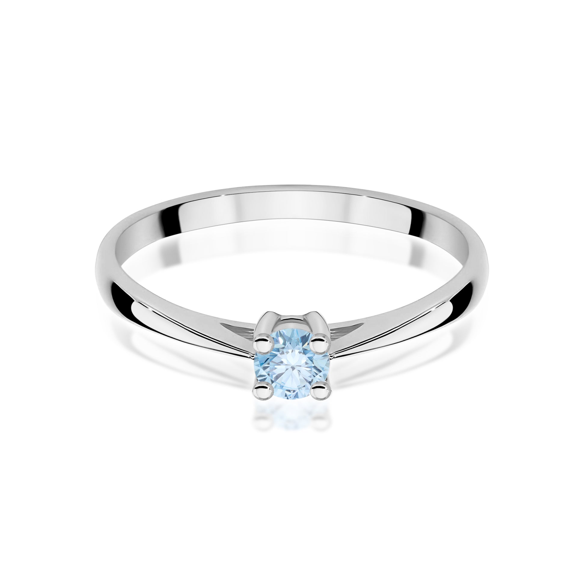 Inel Aur 14K cu Diamant de Laborator 0.15 ct