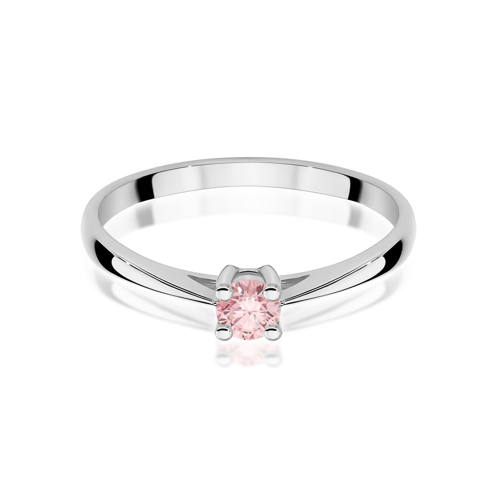 Inel Aur 14K cu Diamant de Laborator 0.15 ct