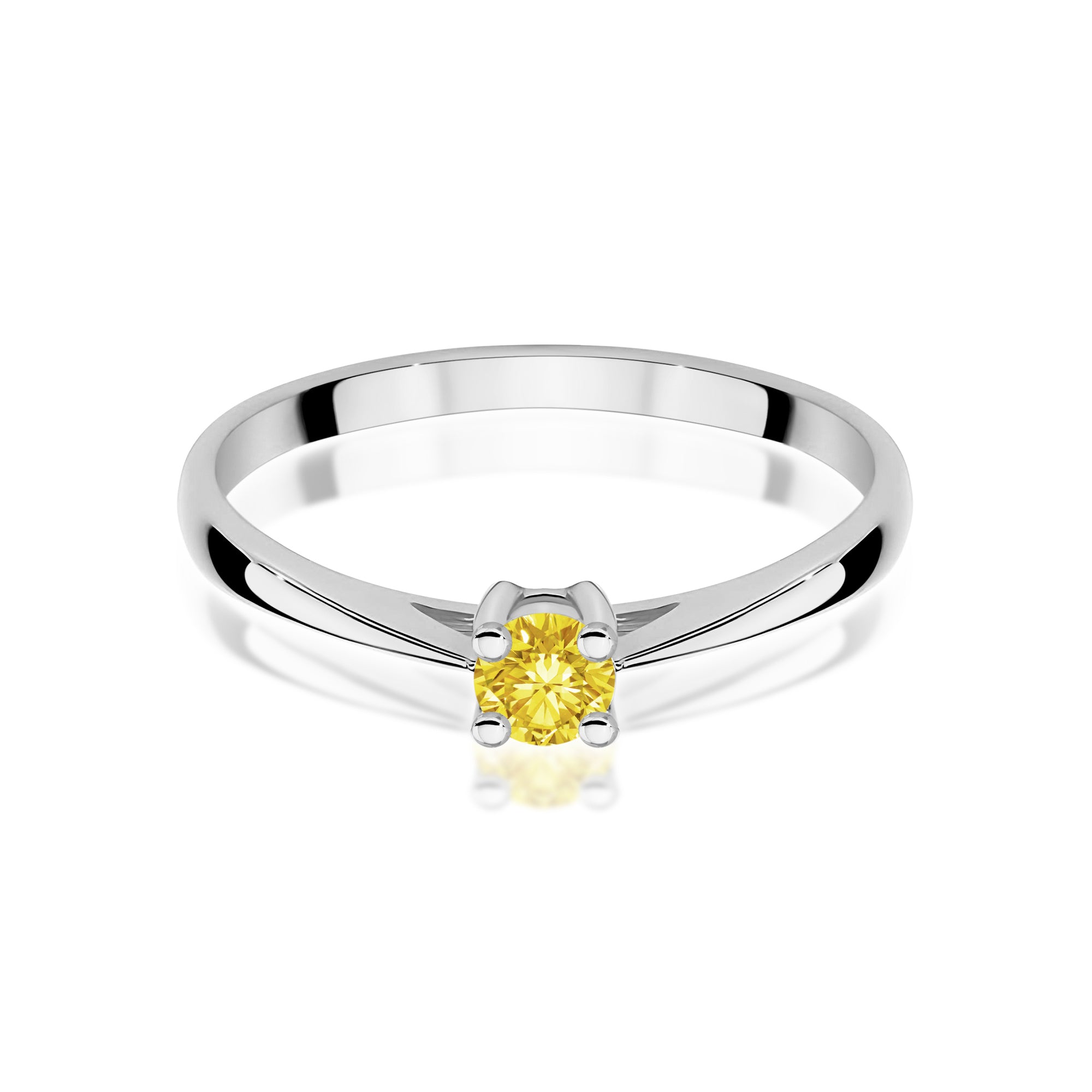Inel Aur 14K cu Diamant de Laborator 0.15 ct