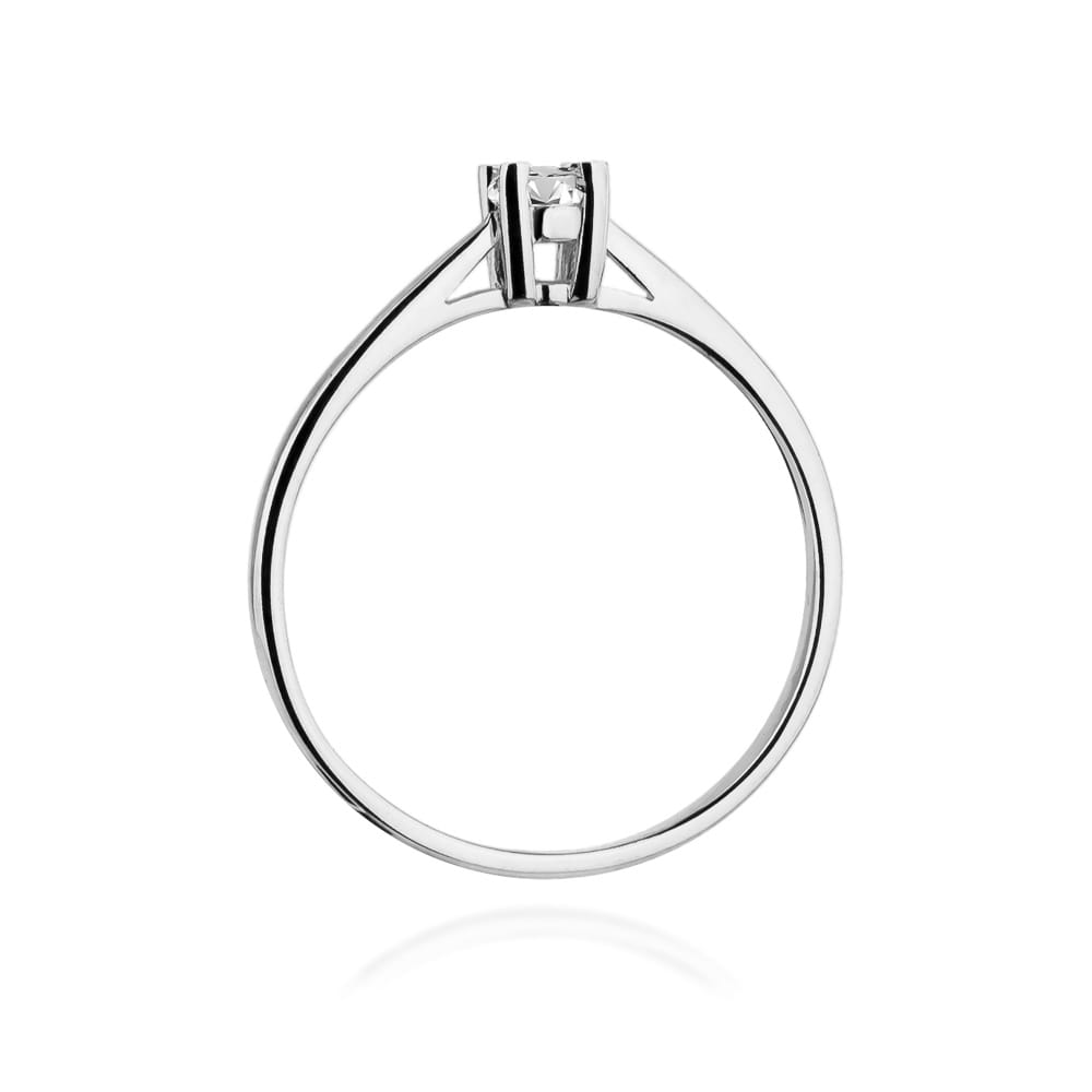 Inel Aur 9K cu Diamant Natural 0.15 ct
