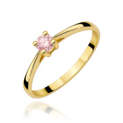 Inel Aur 14K cu Diamant de Laborator 0.15 ct