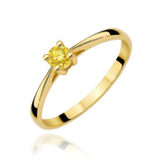 Inel Aur 14K cu Diamant de Laborator 0.15 ct