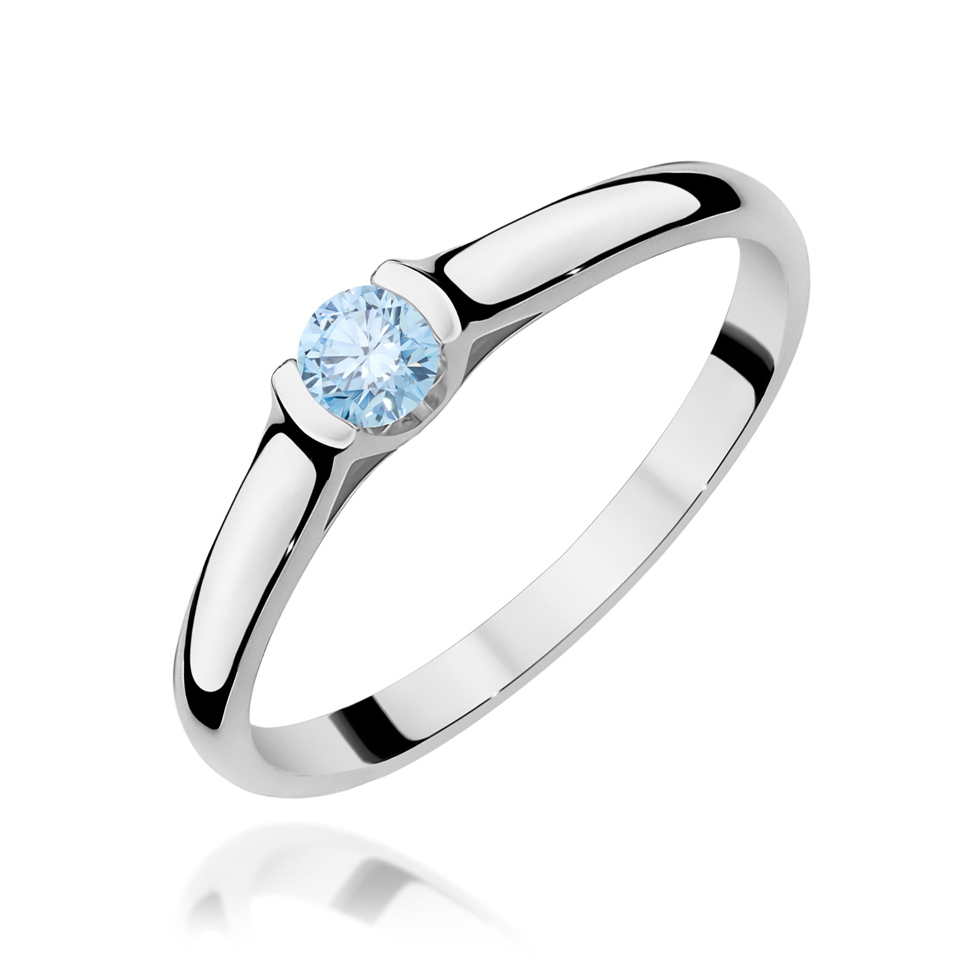 Inel Aur 14K cu Diamant de Laborator 0.15 ct