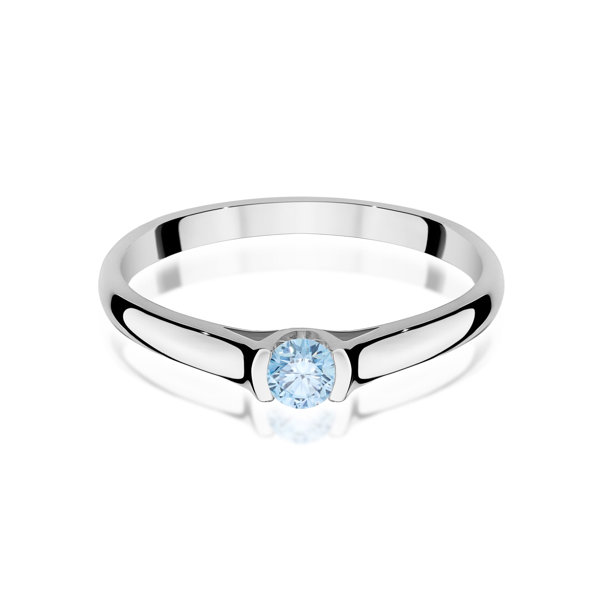 Inel Aur 14K cu Diamant de Laborator 0.15 ct