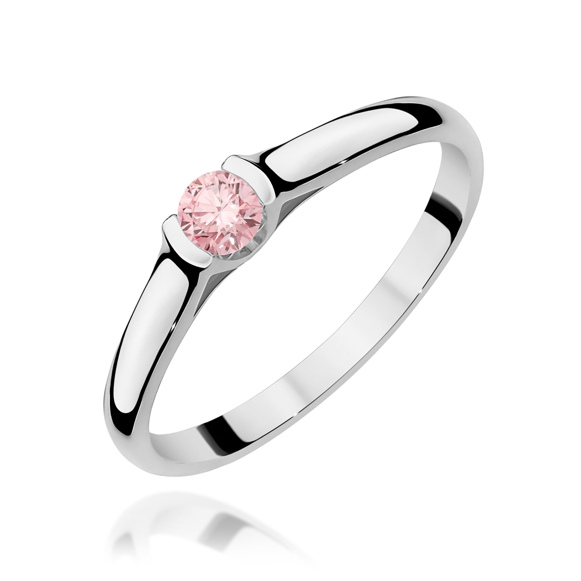 Inel Aur 9K cu Diamant de Laborator 0.15 ct