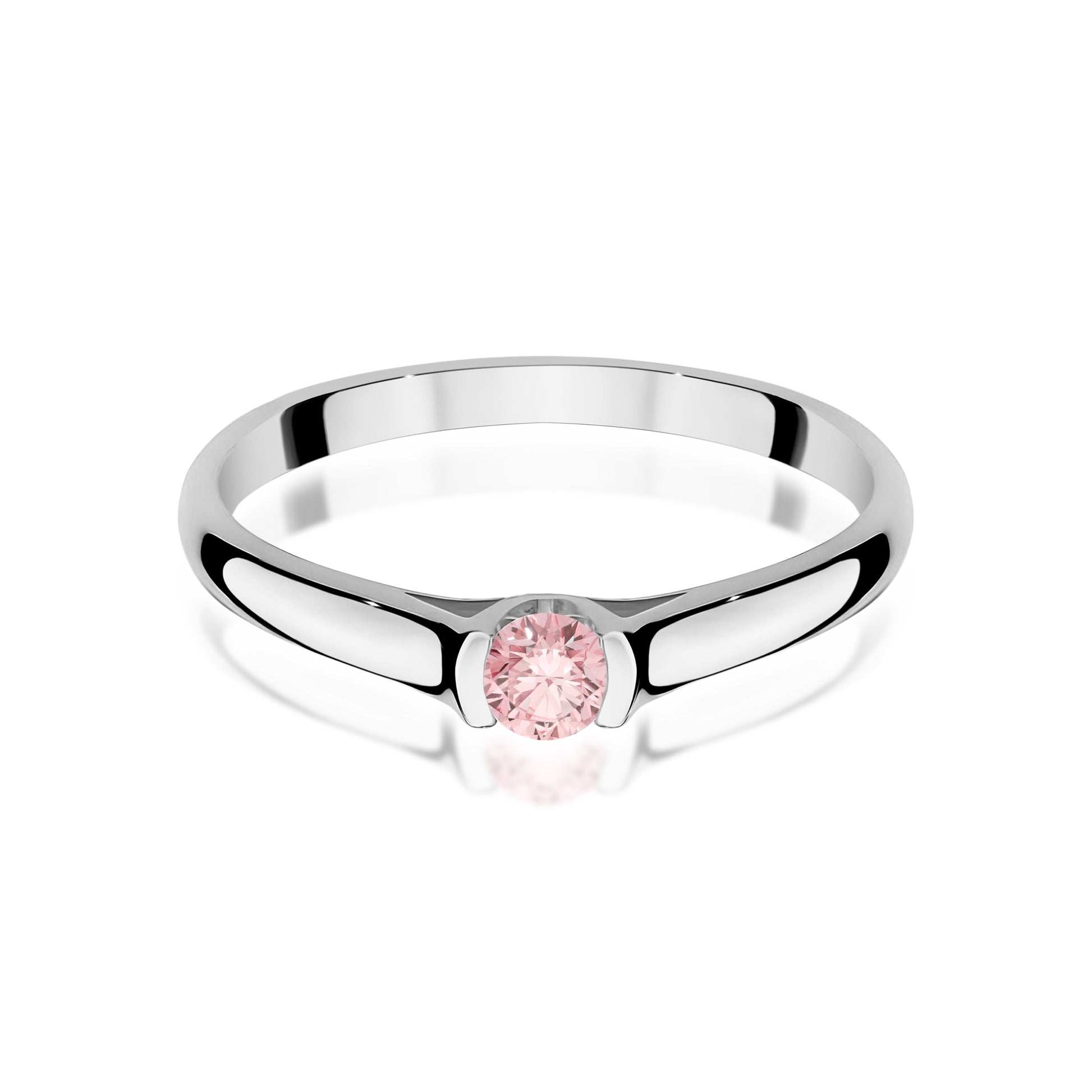 Inel Aur 9K cu Diamant de Laborator 0.15 ct