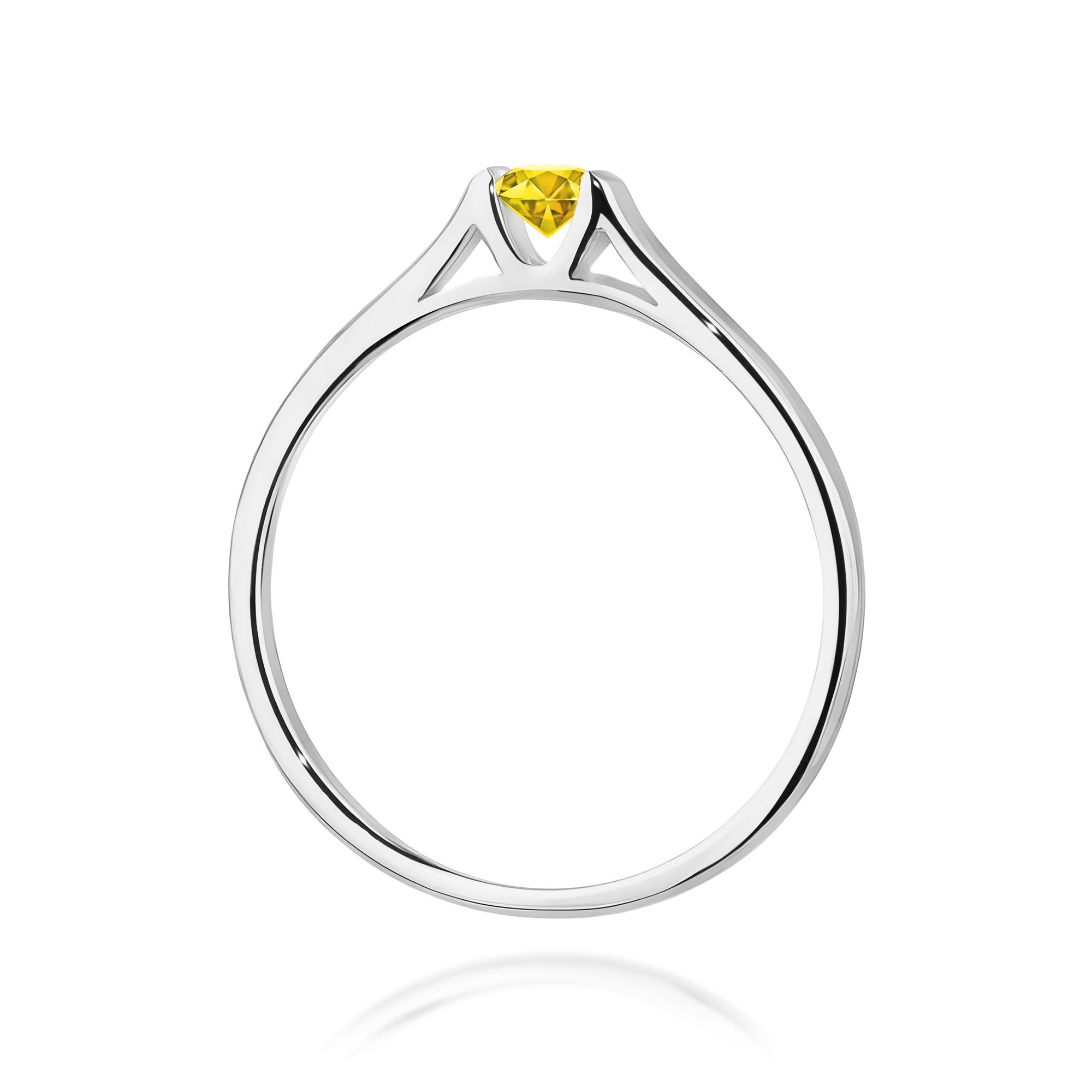 Inel Aur 9K cu Diamant de Laborator 0.15 ct