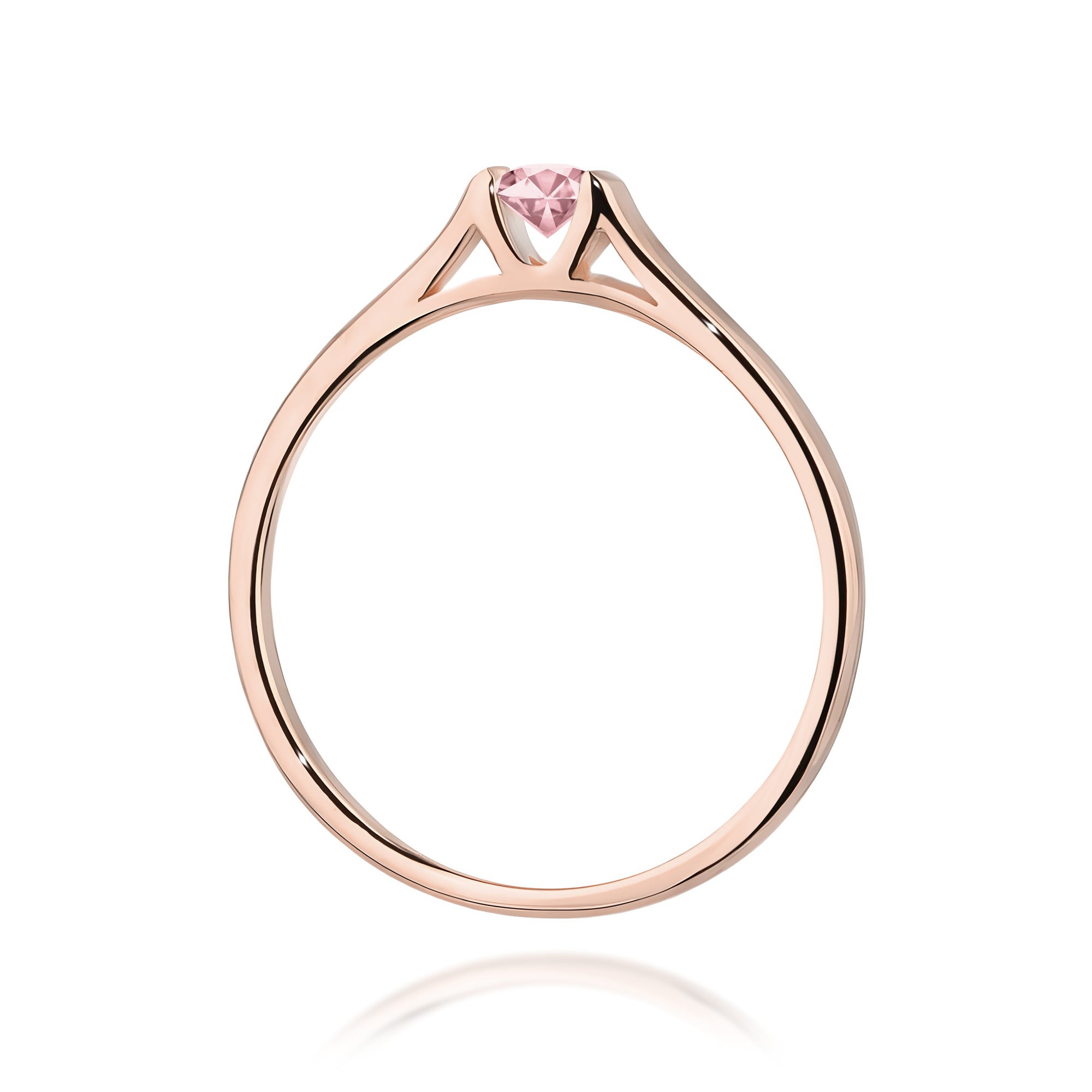 Inel Aur 14K cu Diamant de Laborator 0.15 ct