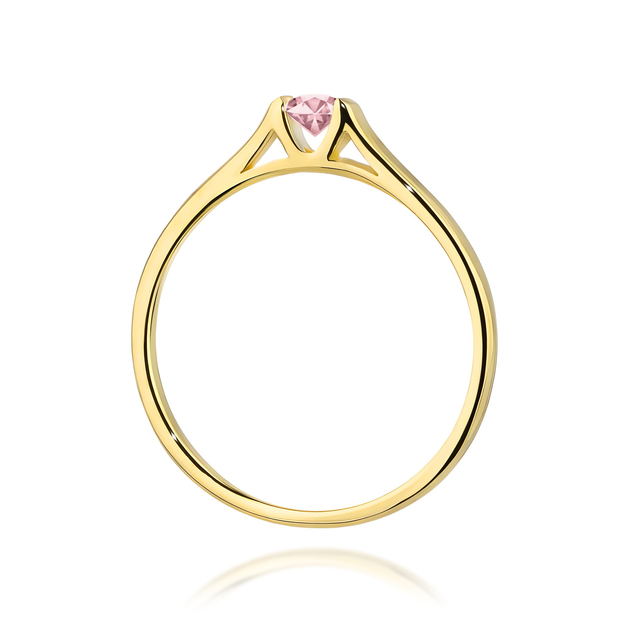 Inel Aur 14K cu Diamant de Laborator 0.15 ct
