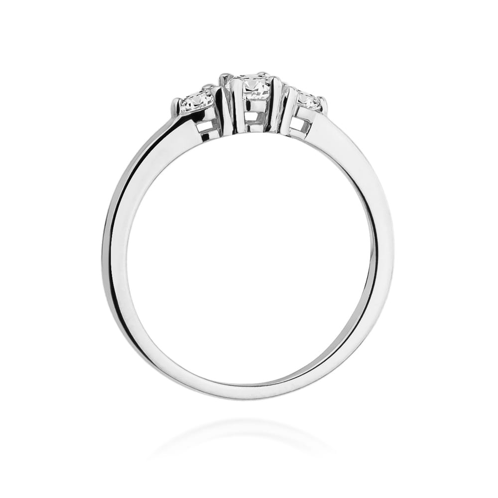 Inel Aur 9K cu Diamante Naturale 0.33 ct