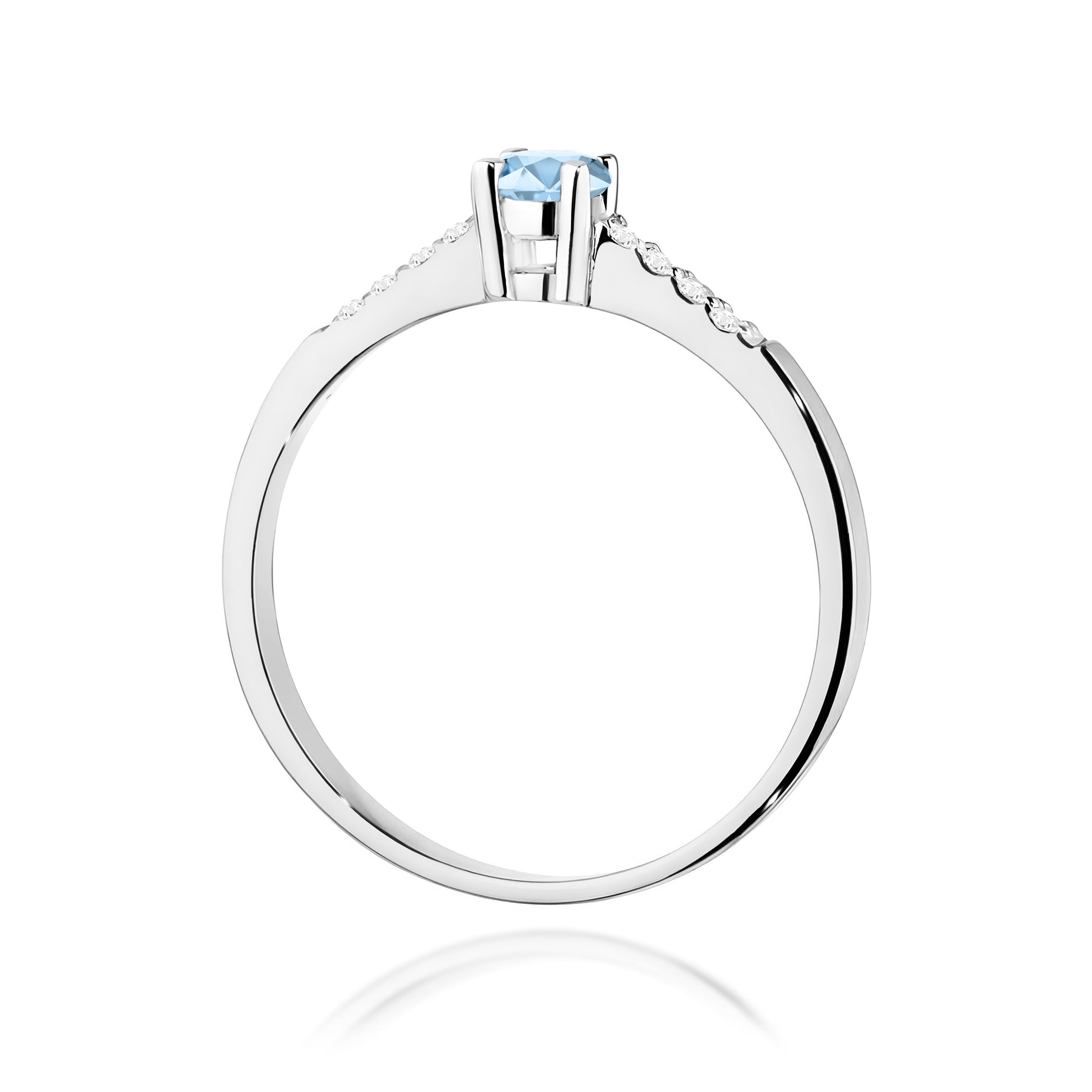 Inel Aur 14K cu Diamante de Laborator 0.22 ct