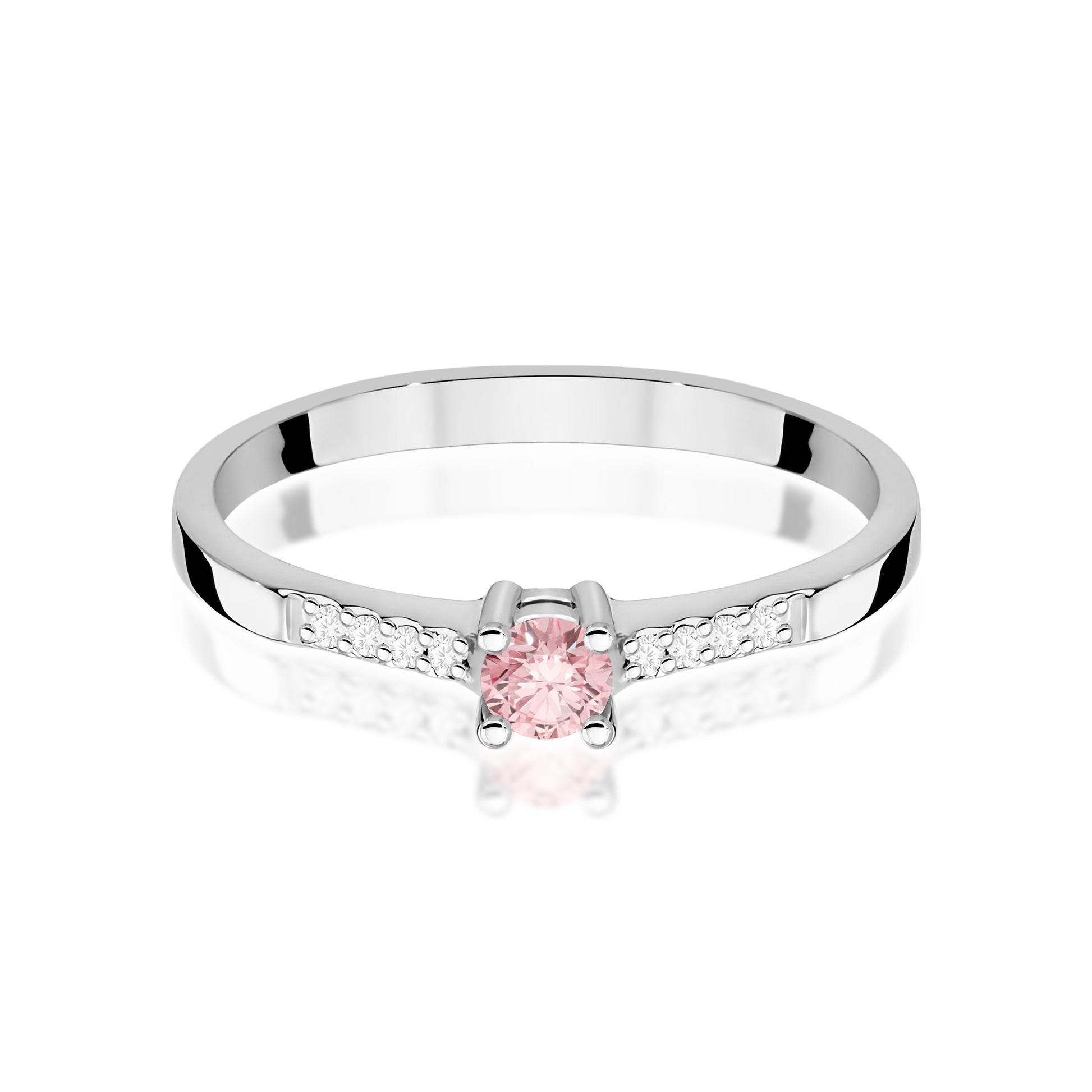 Inel Aur 14K cu Diamante de Laborator 0.22 ct