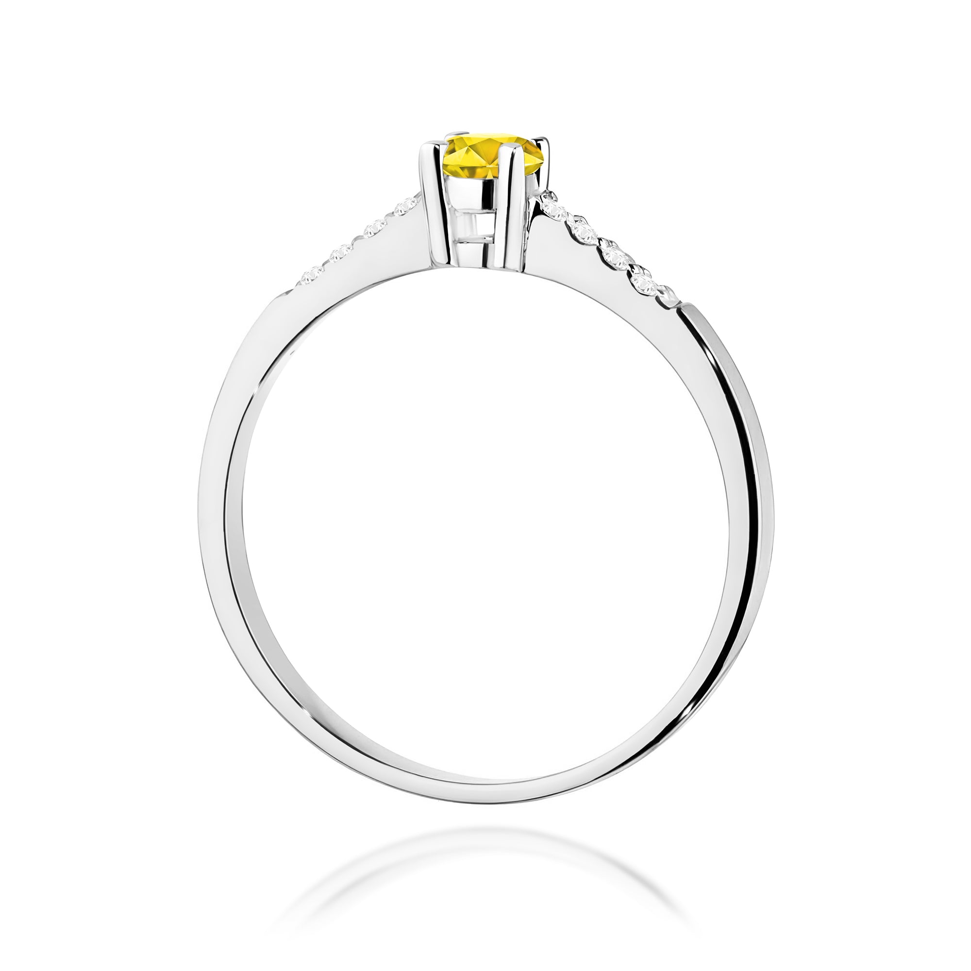 Inel Aur 14K cu Diamante de Laborator 0.22 ct
