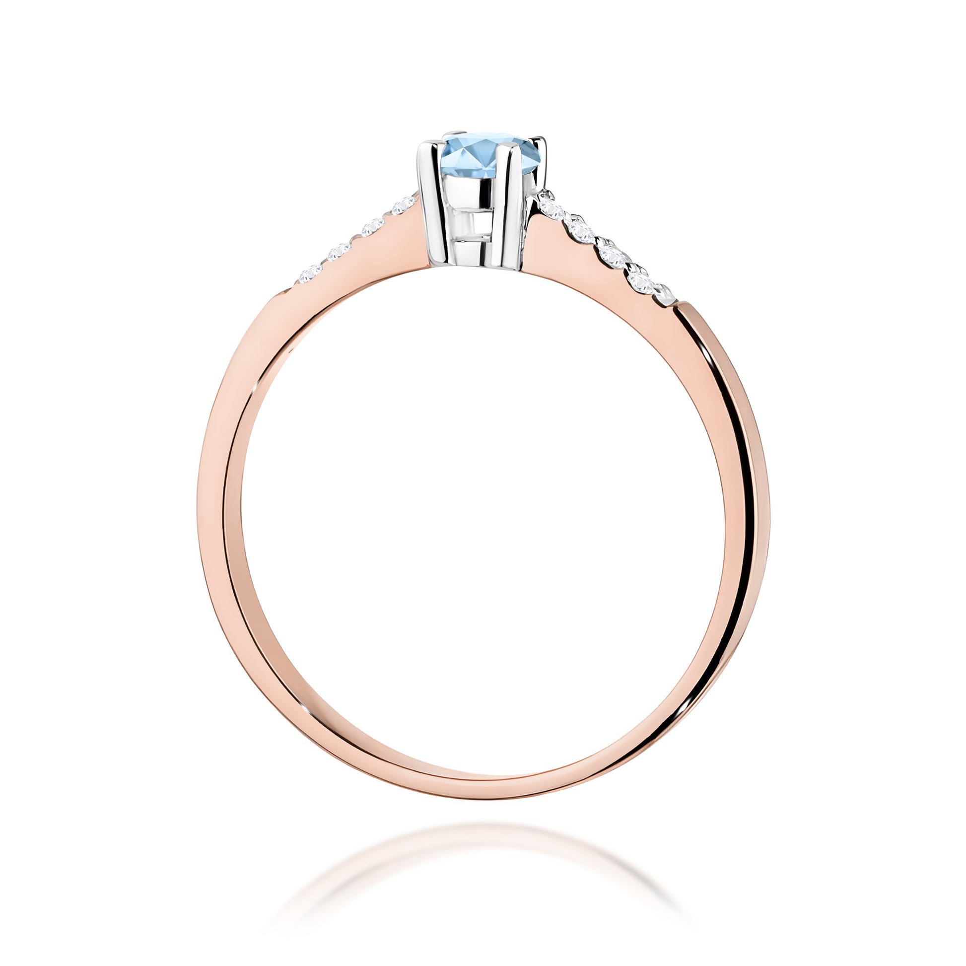 Inel Aur 14K cu Diamante de Laborator 0.22 ct