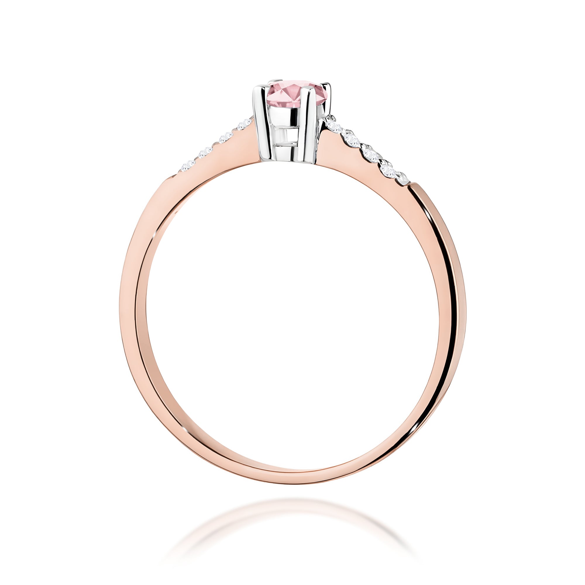 Inel Aur 14K cu Diamante de Laborator 0.22 ct