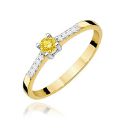 Inel Aur 14K cu Diamante de Laborator 0.22 ct