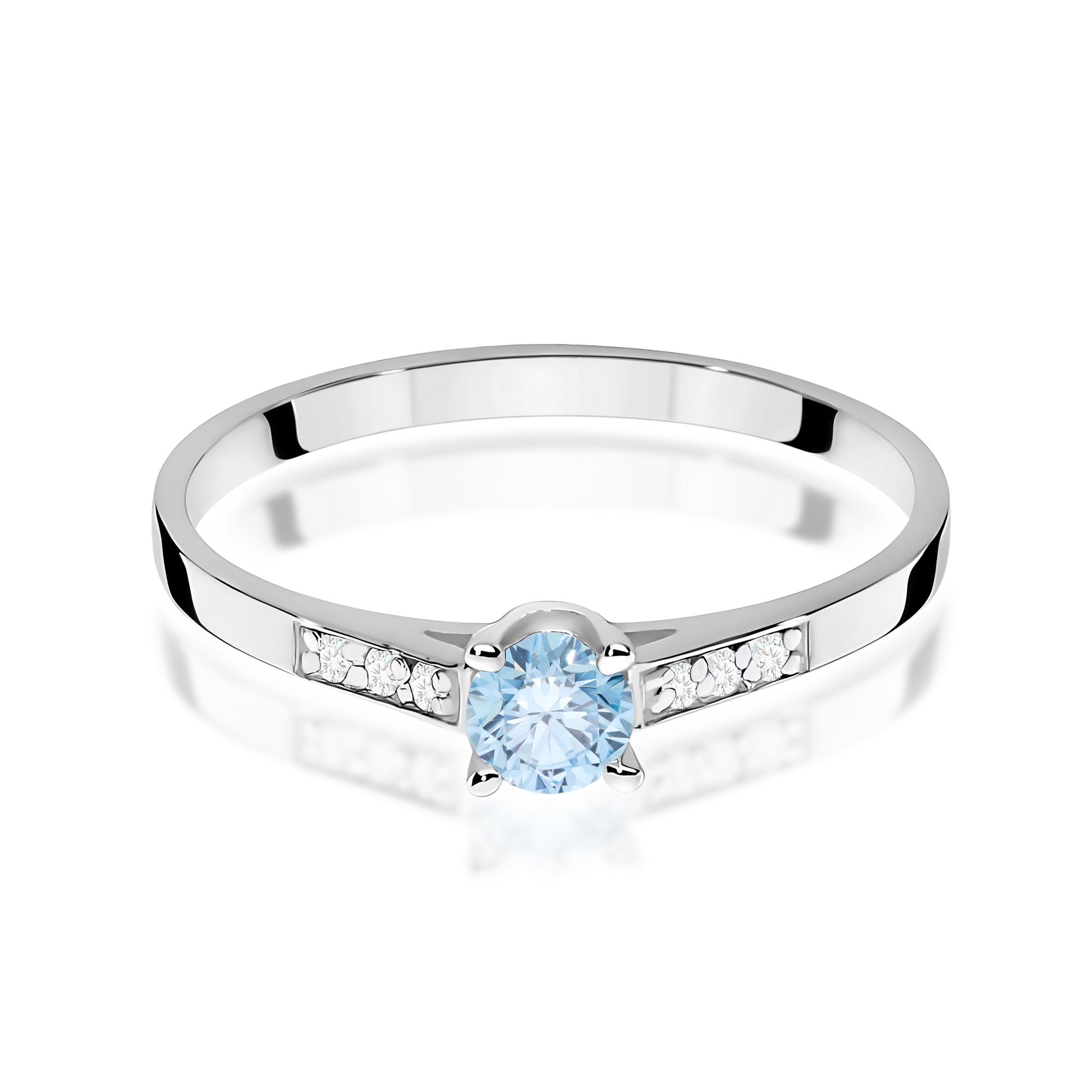Inel Aur 14K cu Diamante de Laborator 0.21 ct