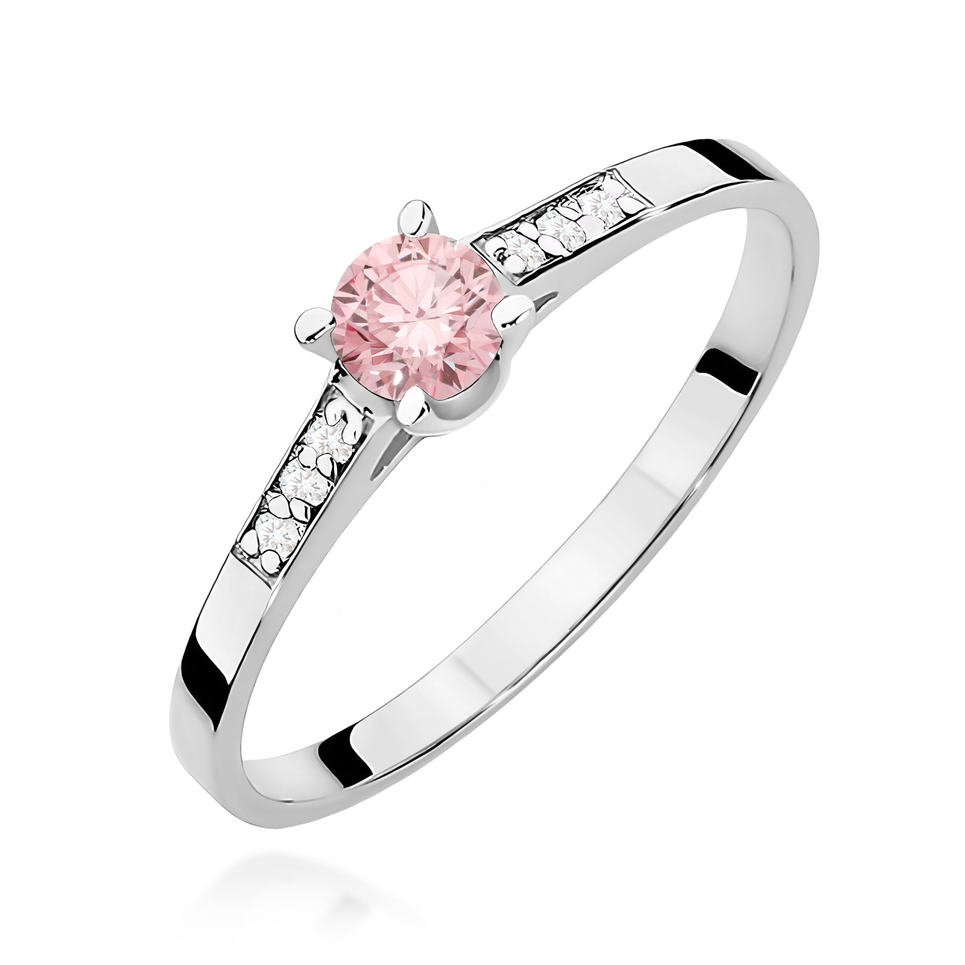 Inel Aur 14K cu Diamante de Laborator 0.21 ct