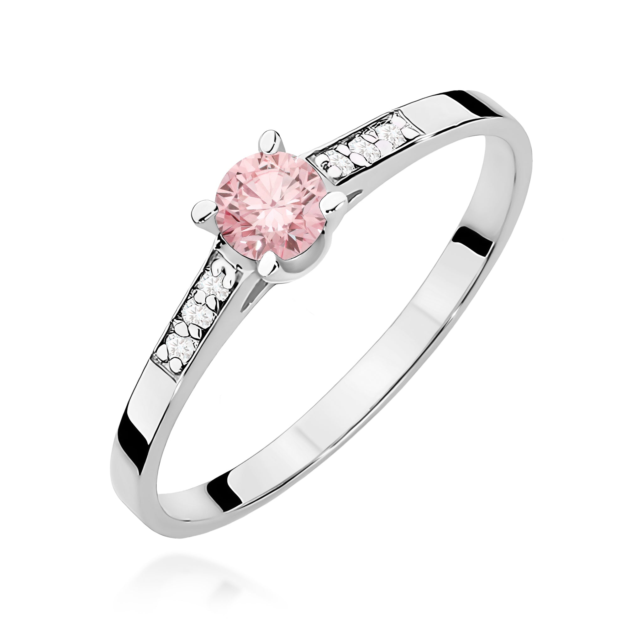 Inel Aur 14K cu Diamante de Laborator 0.21 ct