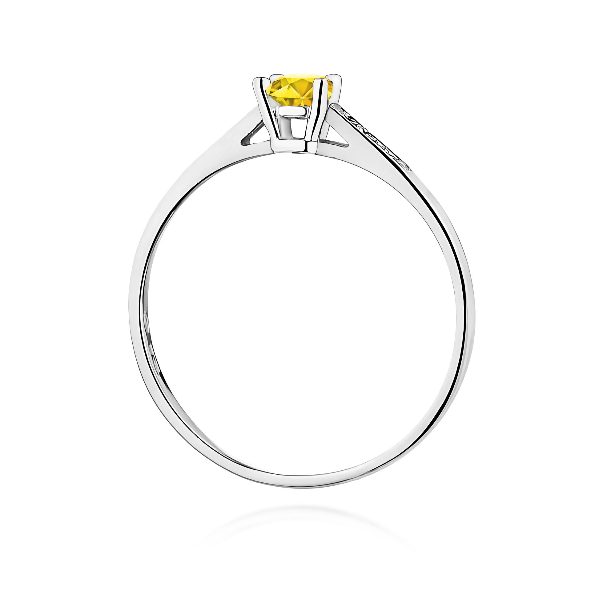 Inel Aur 14K cu Diamante de Laborator 0.21 ct