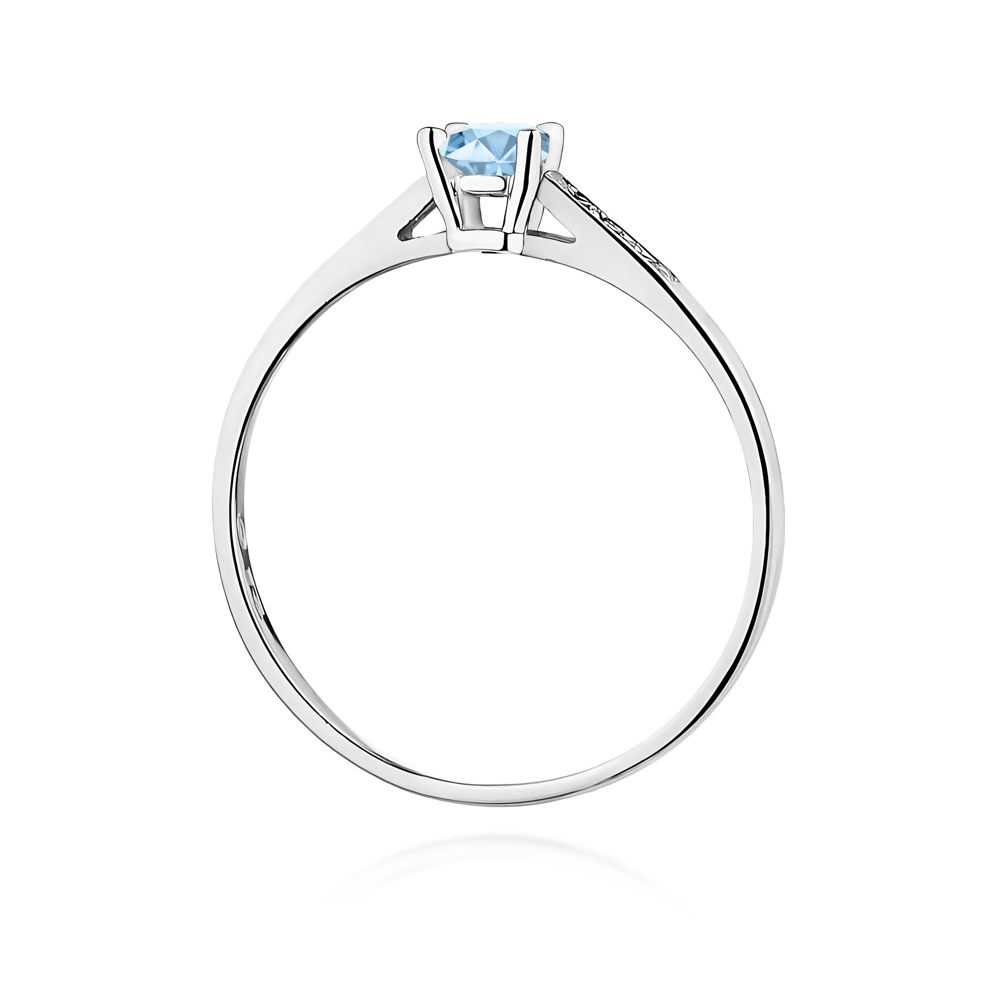Inel Aur 9K cu Diamante de Laborator 0.21 ct