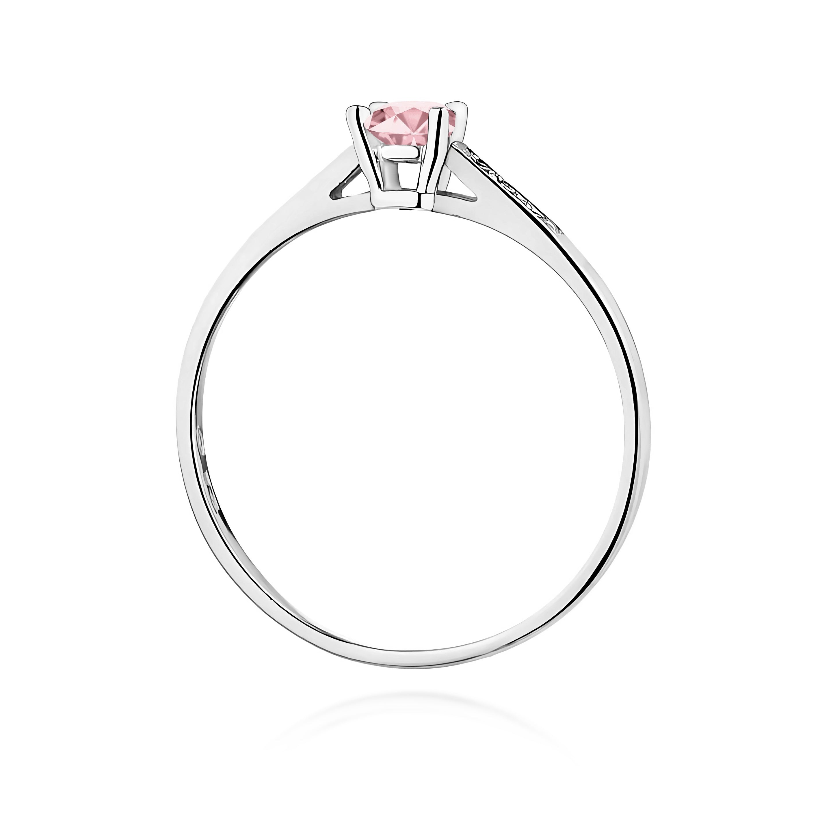 Inel Aur 9K cu Diamante de Laborator 0.21 ct