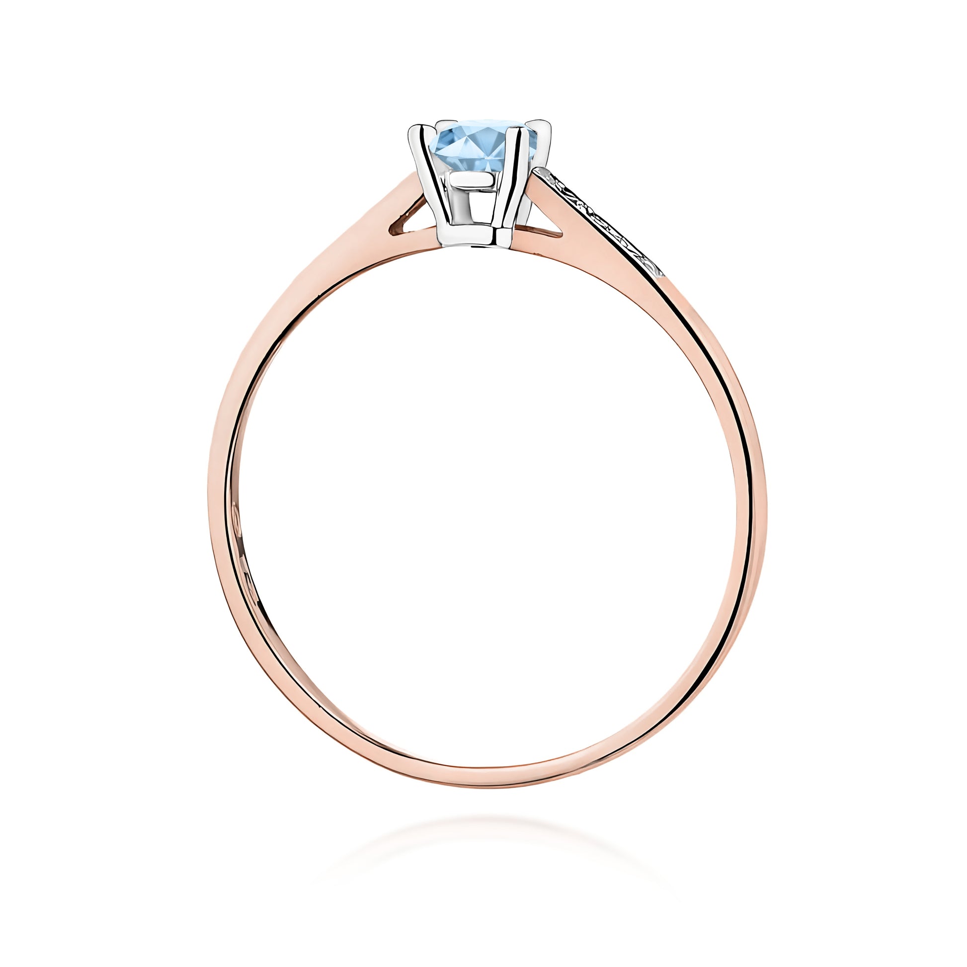 Inel Aur 14K cu Diamante de Laborator 0.21 ct