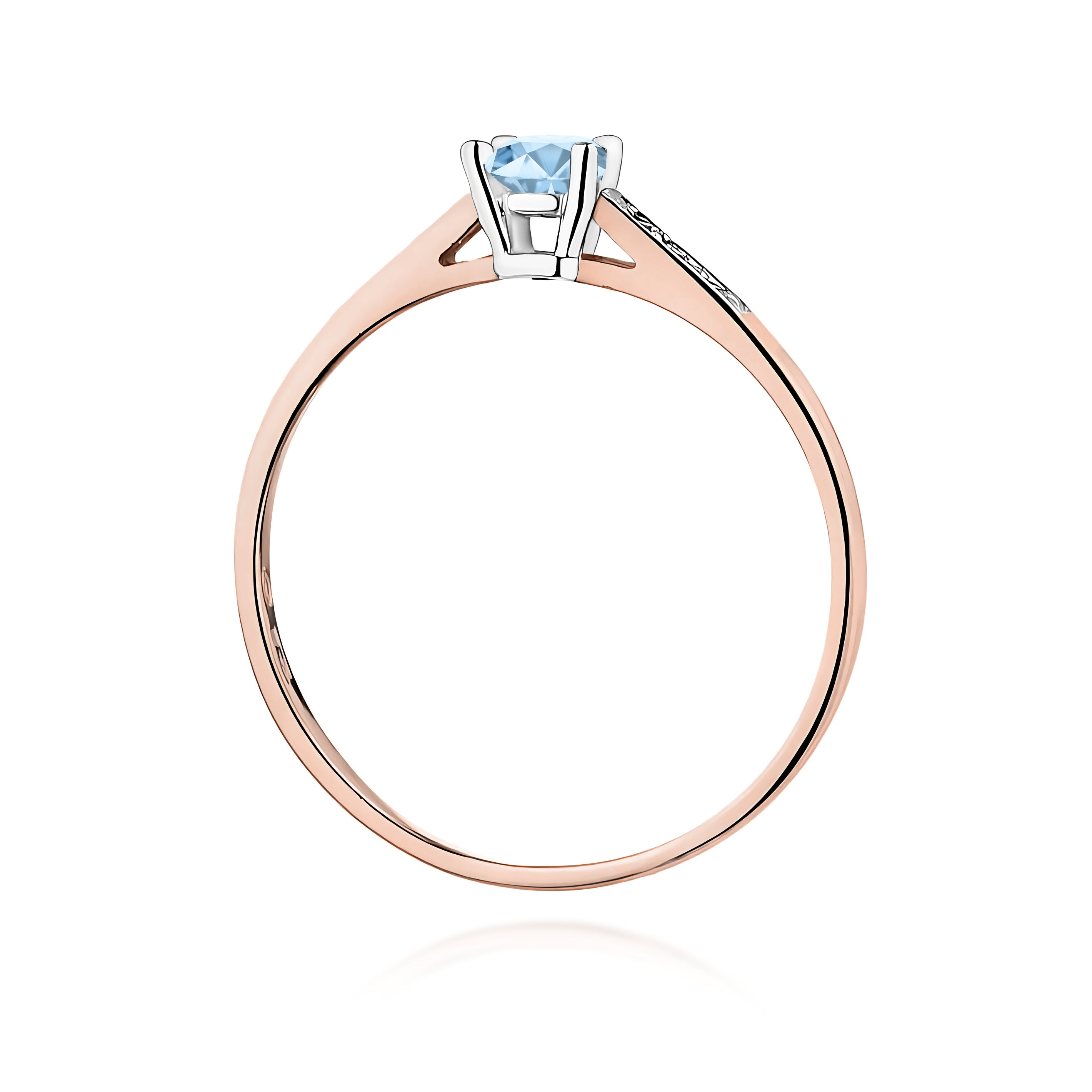 Inel Aur 14K cu Diamante de Laborator 0.21 ct