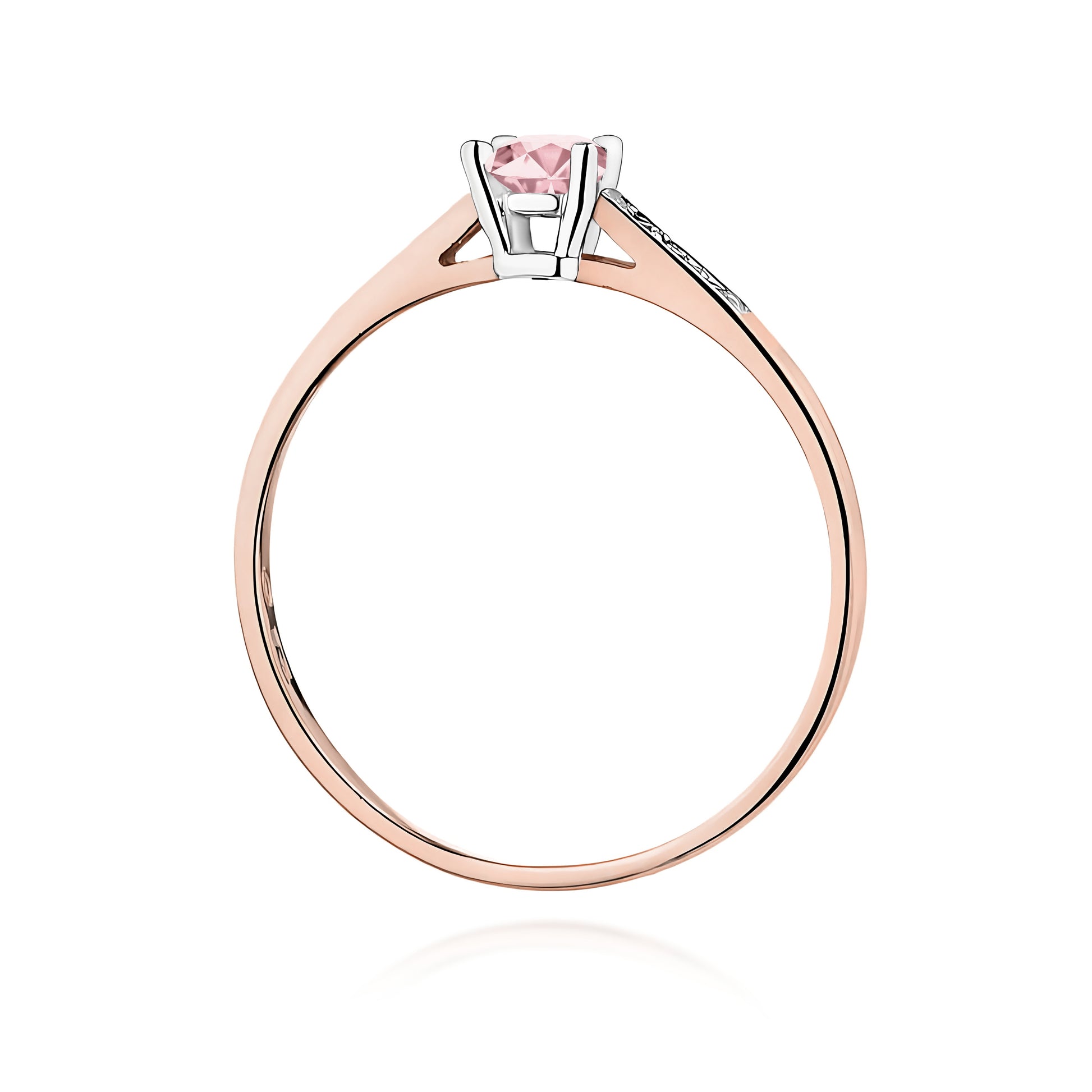 Inel Aur 14K cu Diamante de Laborator 0.21 ct