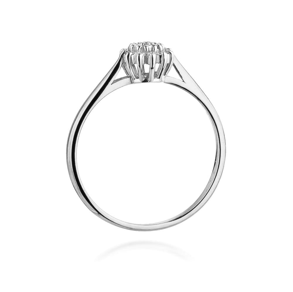 Inel Aur 9K cu Diamante de Laborator 0.10 ct