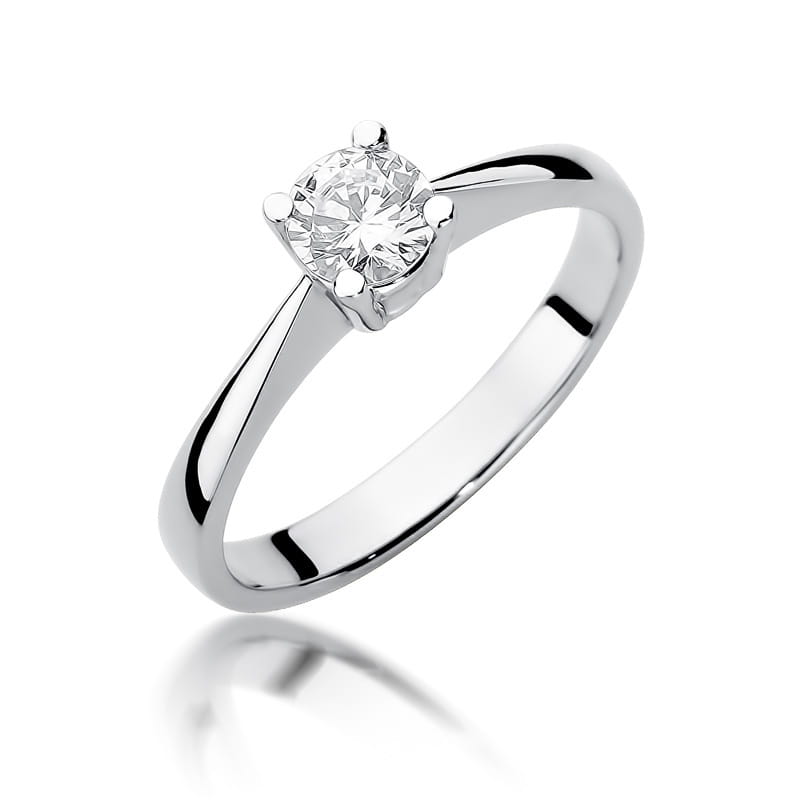 Inel Aur 9K cu Diamant Natural 0.50 ct