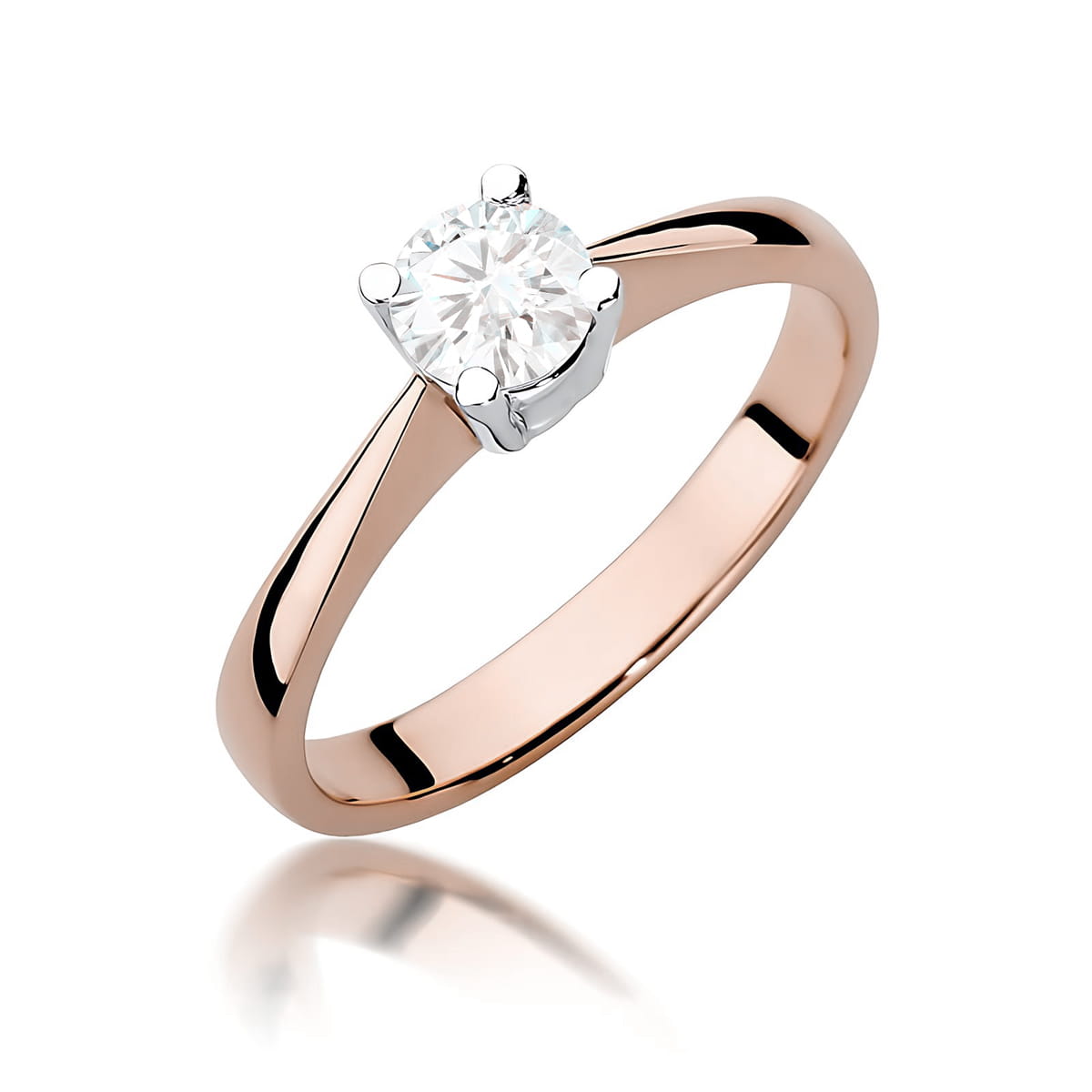 Inel Aur 14K W0404 Diamant Cultivat 0.50ct
