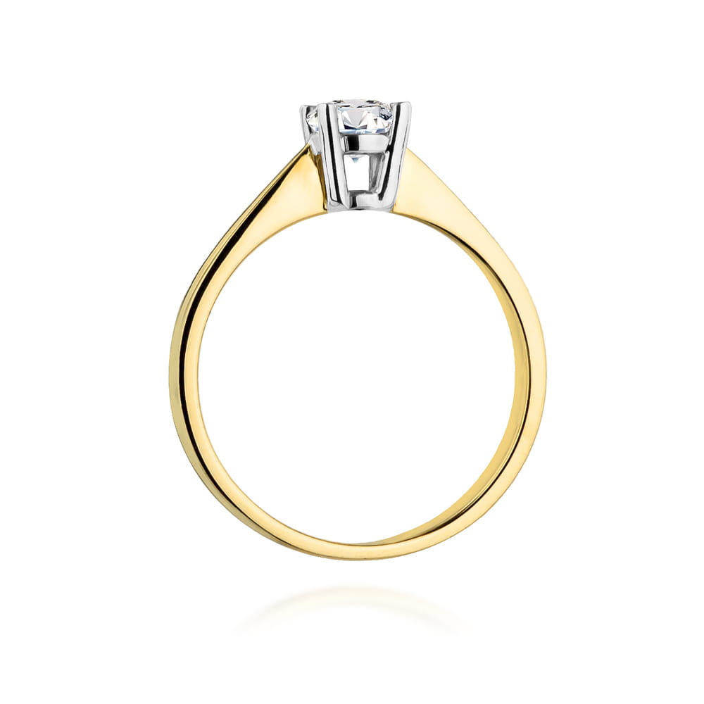 Inel Aur 9K cu Diamant Natural 0.50 ct