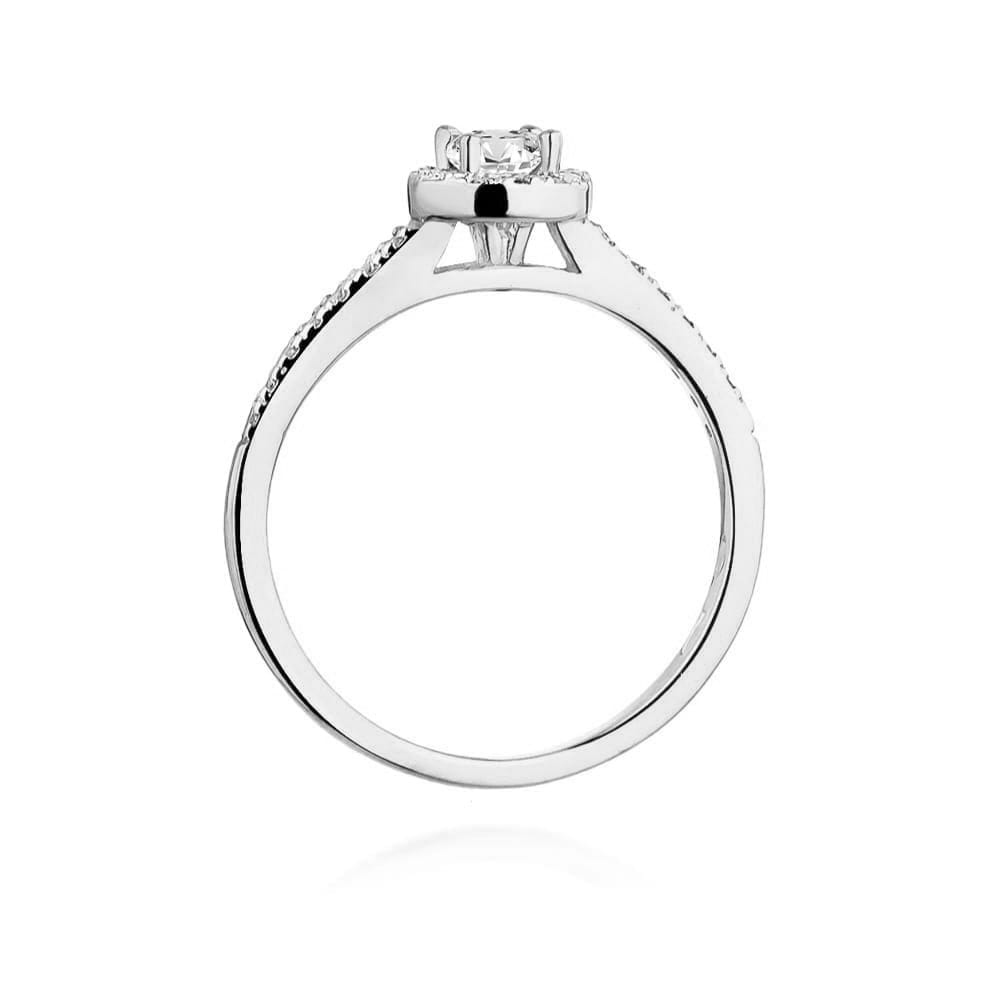 Inel Aur 9K cu Diamante de Laborator 0.28 ct