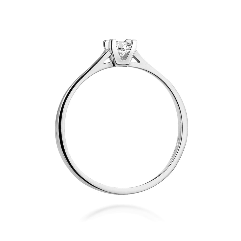 Inel Aur 9K cu Diamant Natural 0.09 ct