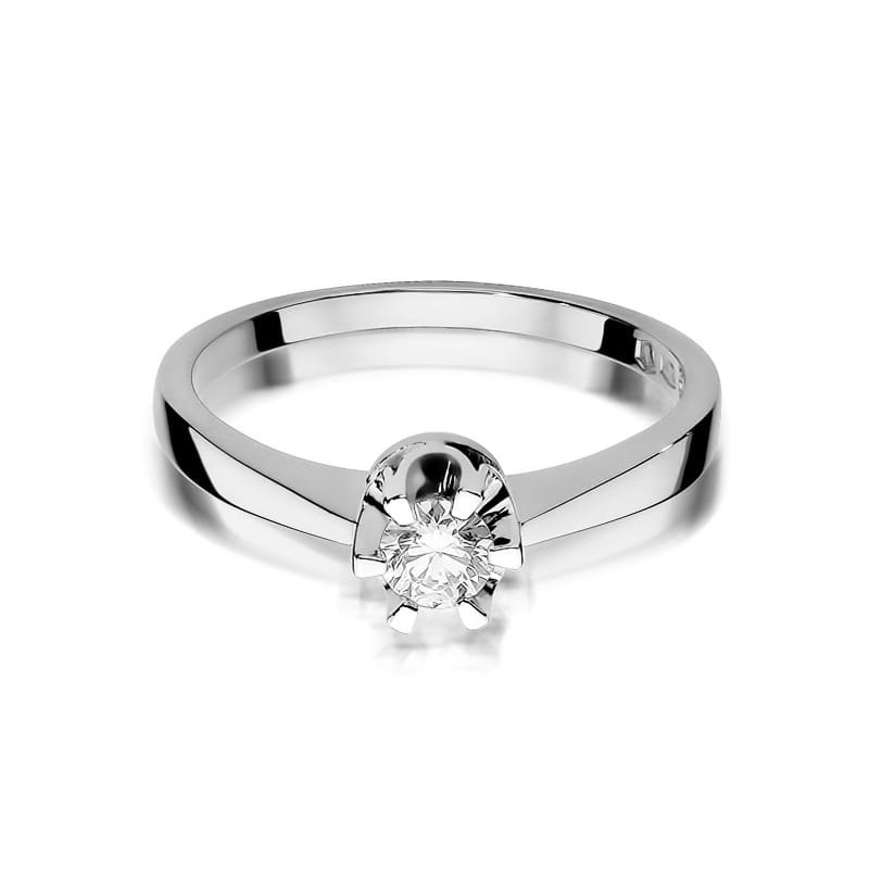 Inel Aur 9K cu Diamant Natural 0.25 ct