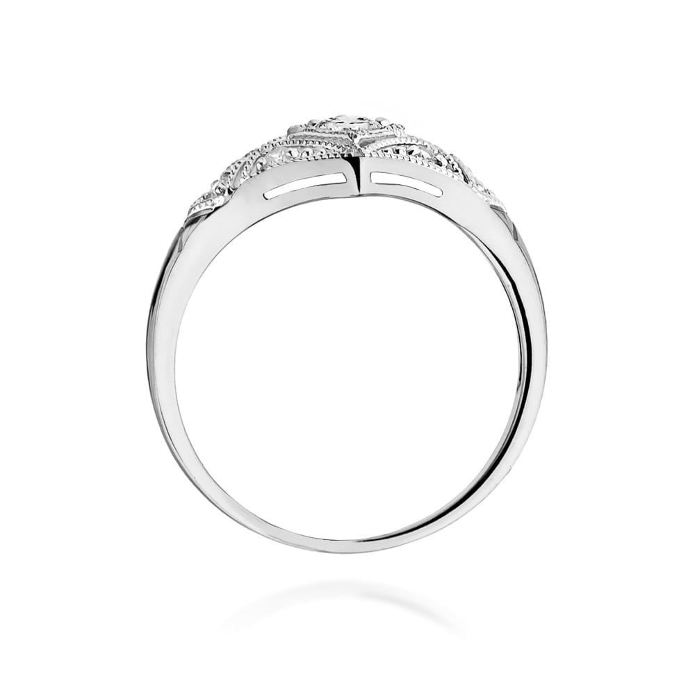 Inel Aur 9K cu Diamante Naturale 0.19 ct