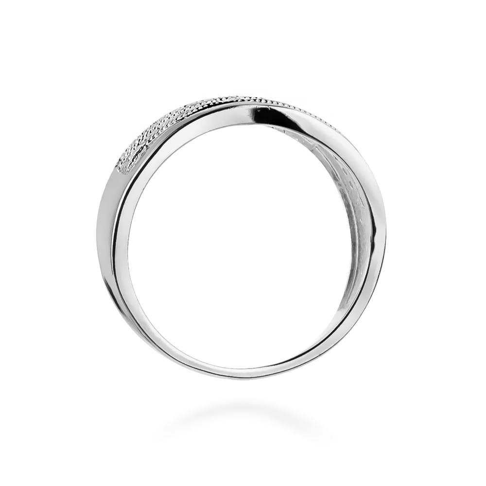 Inel Aur 9K cu Diamante Naturale 0.18 ct