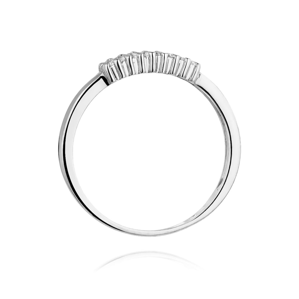 Inel Aur 9K cu Diamante Naturale 0.21 ct