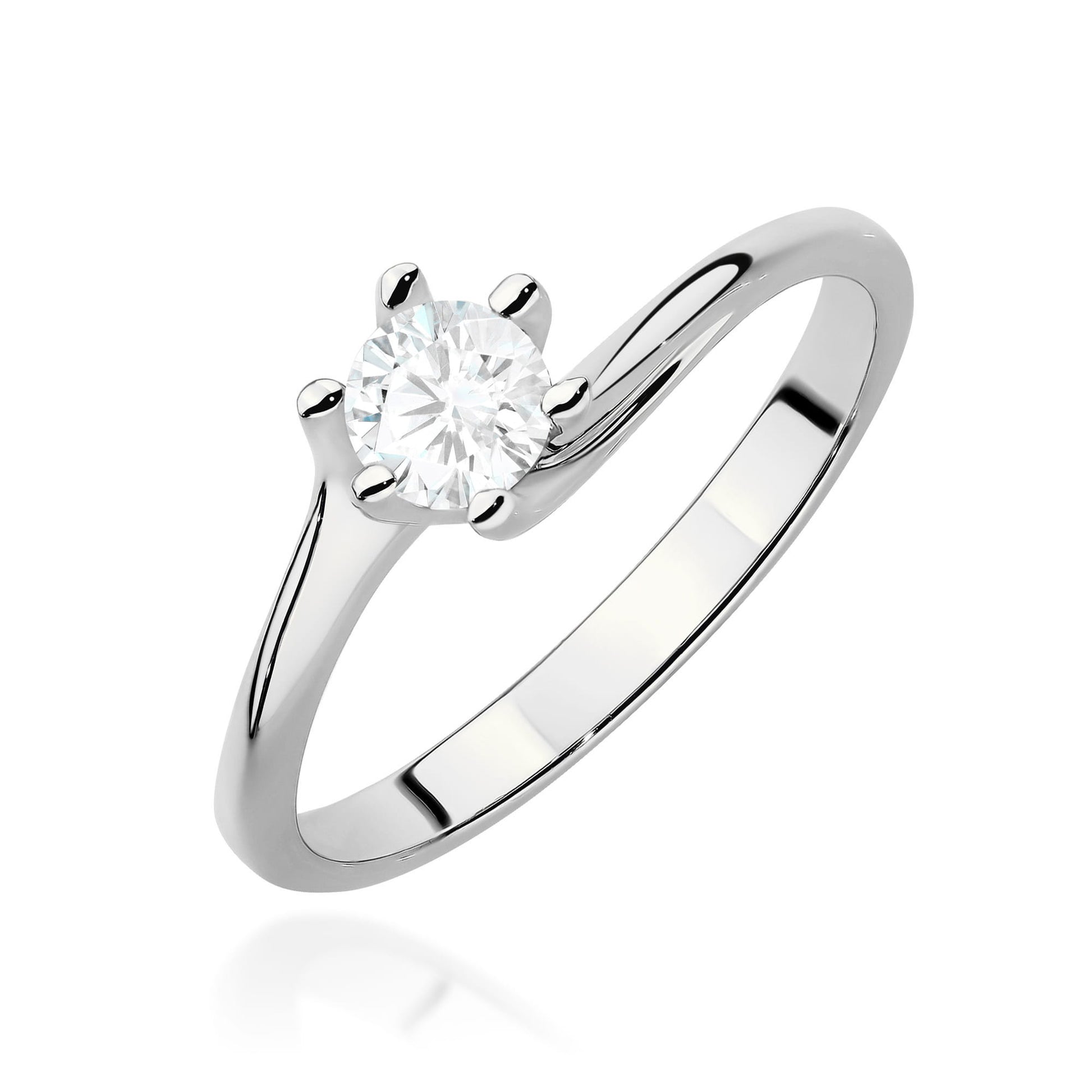 Inel Aur 9K cu Diamant de Laborator 0.50 ct