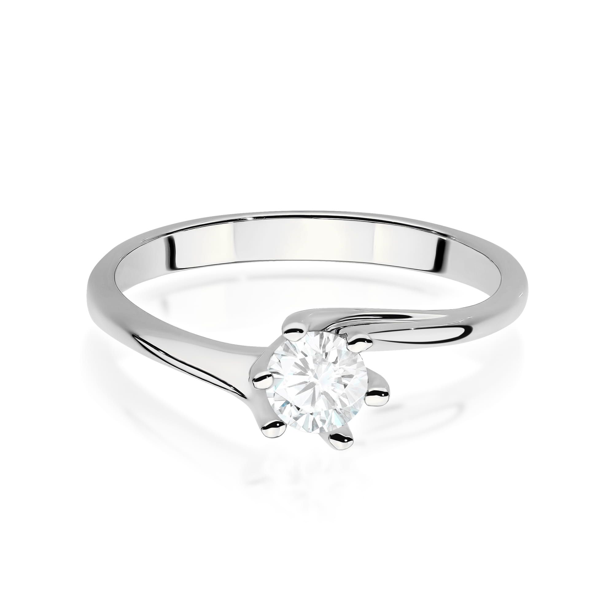Inel Aur 9K cu Diamant de Laborator 0.50 ct